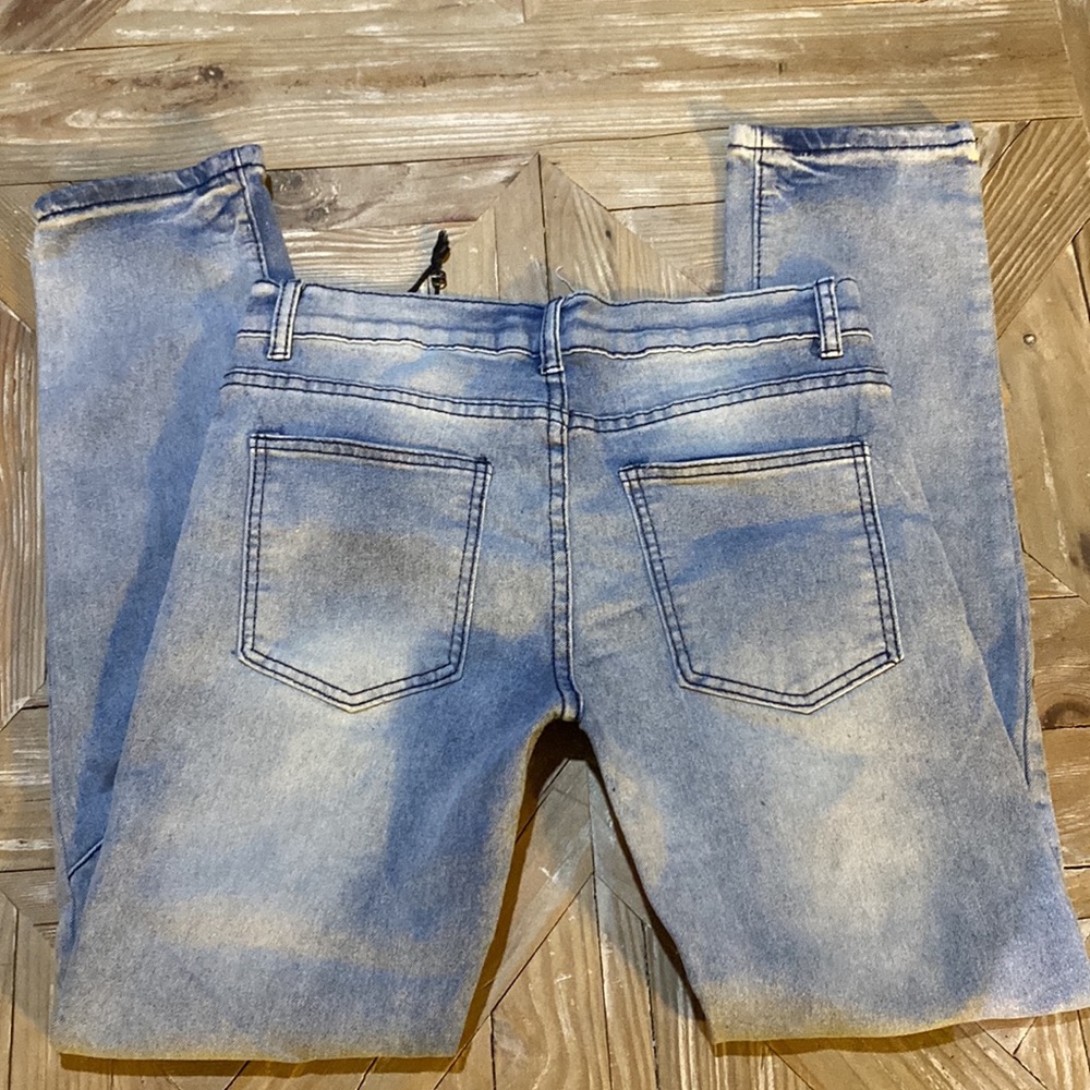 Boys Blue Cult Acid Washed Jeans Size 18 Exc condition - Picture 3 of 6